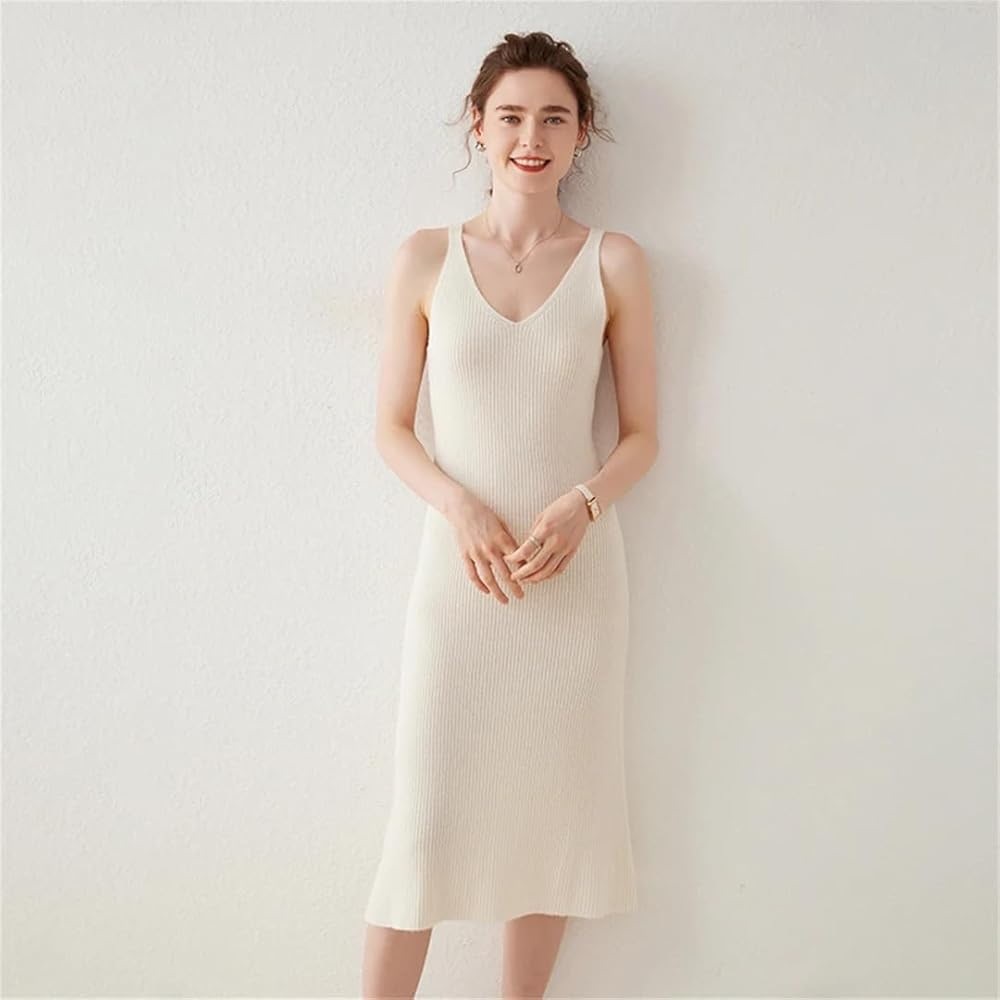 Soft Wool & camel hair blend midi dress